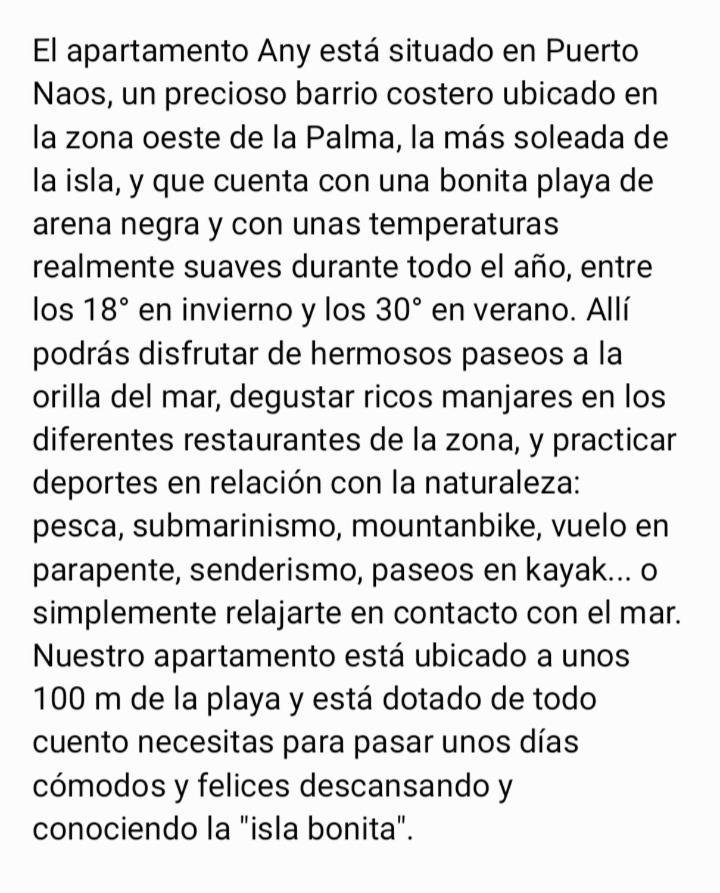 Apartamento Any Puerto De Naos Luaran gambar